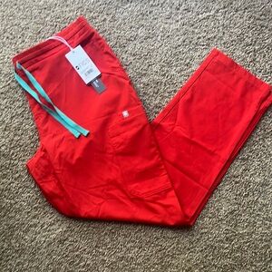 FIGS SCRUBS - Awesome Red, bottoms only